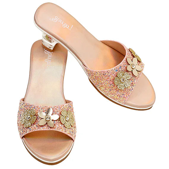 Slipper High-heel Clarisse (gold Peach) Costume Accessory For Kids