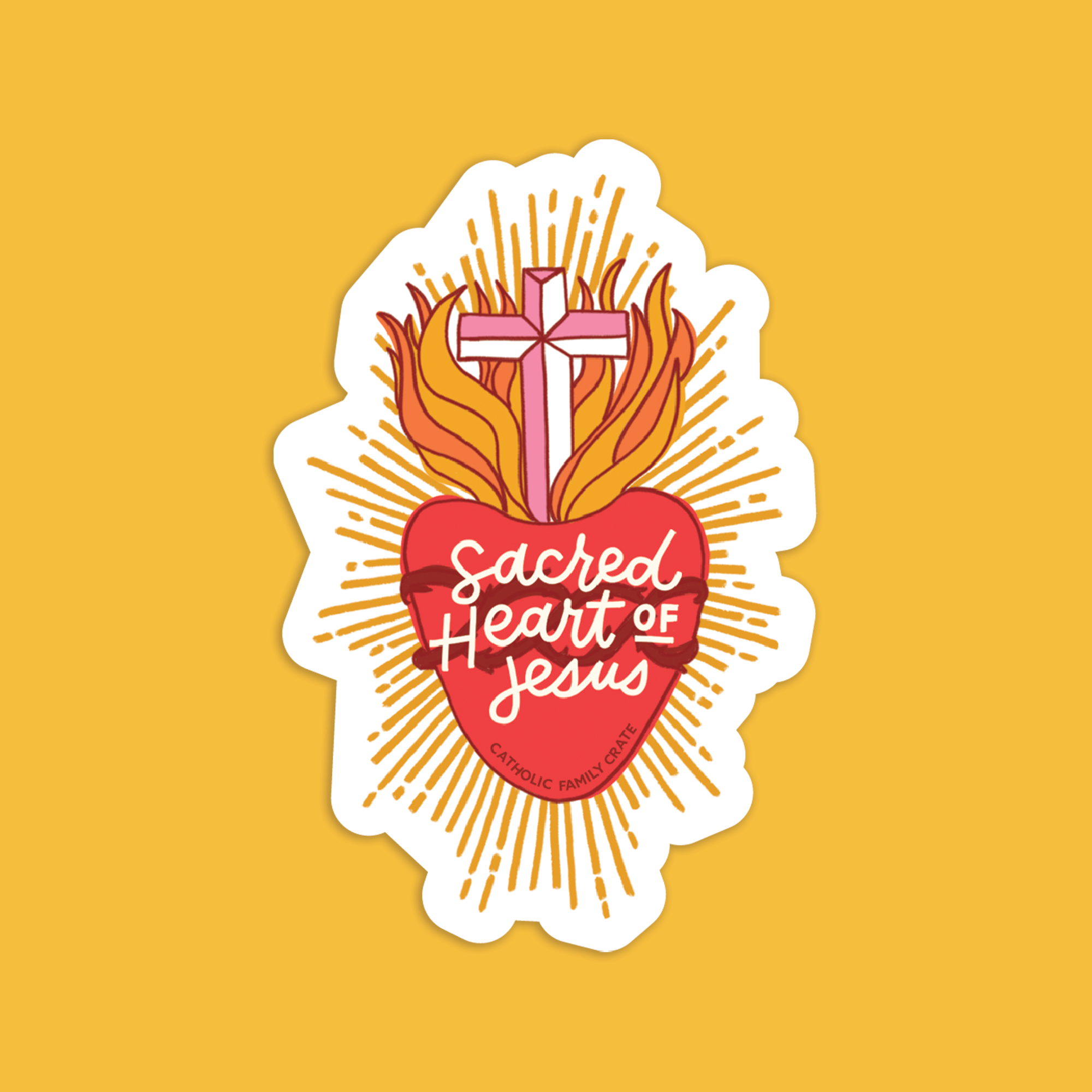 Sacred Heart Sticker