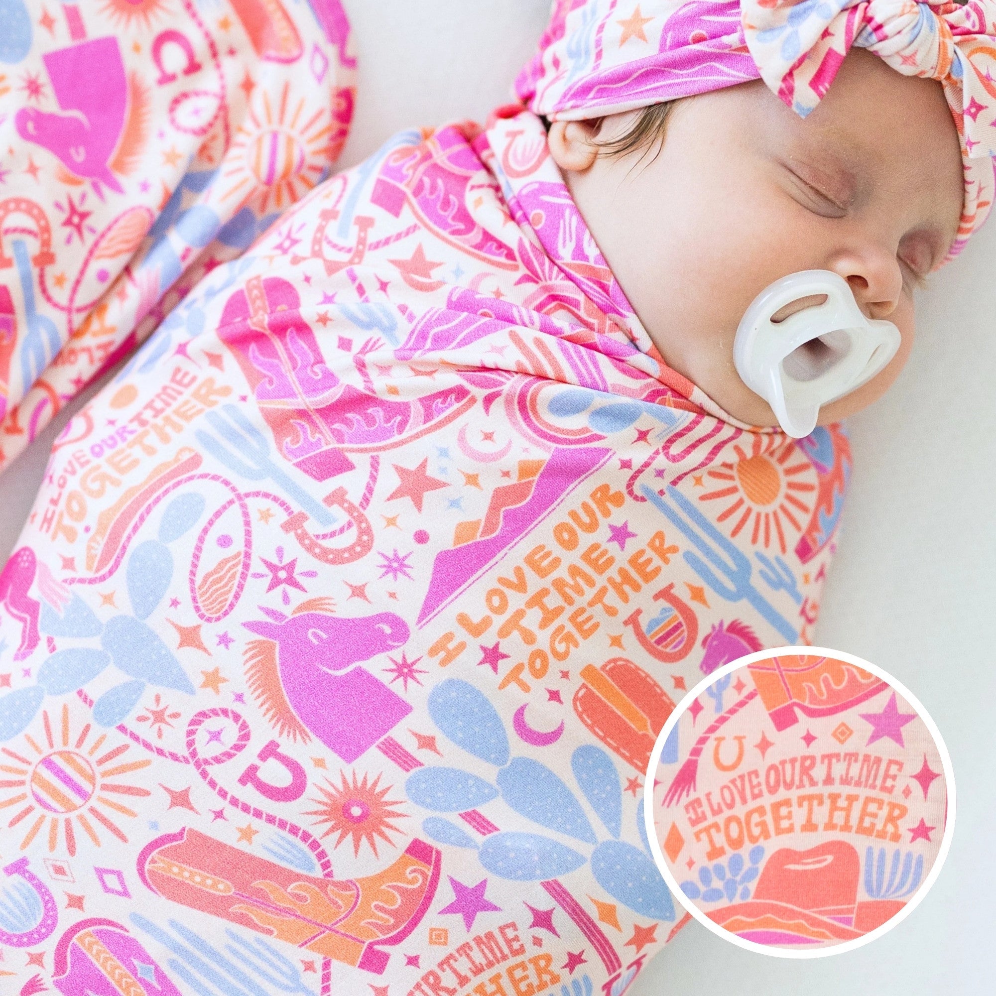 The Forever Swaddle Blanket | Saddle Up