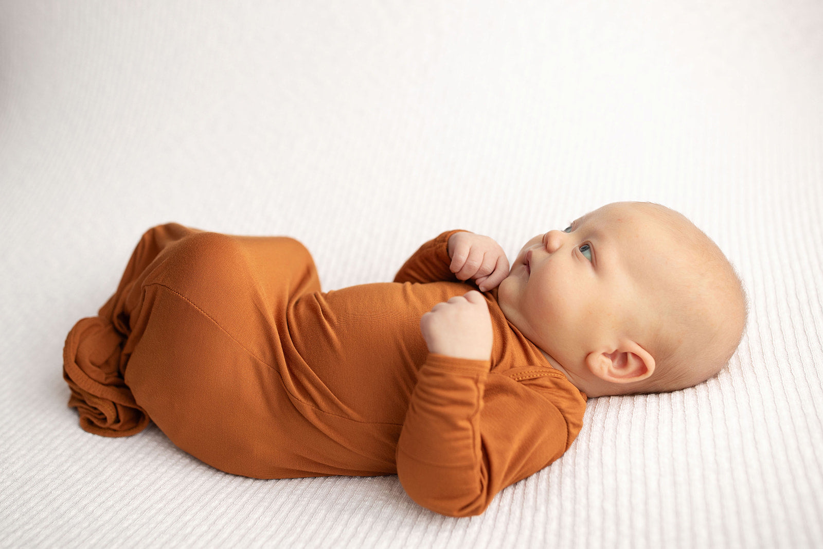 Saddle Knotted Newborn Baby Gown