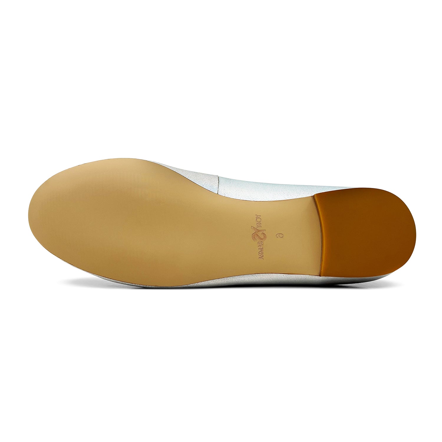 Sadie Ballet Flat In Iridescent Leather