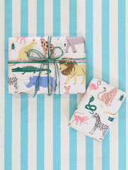 'safari Animals' Gift Wrap By Meri Meri - Multi