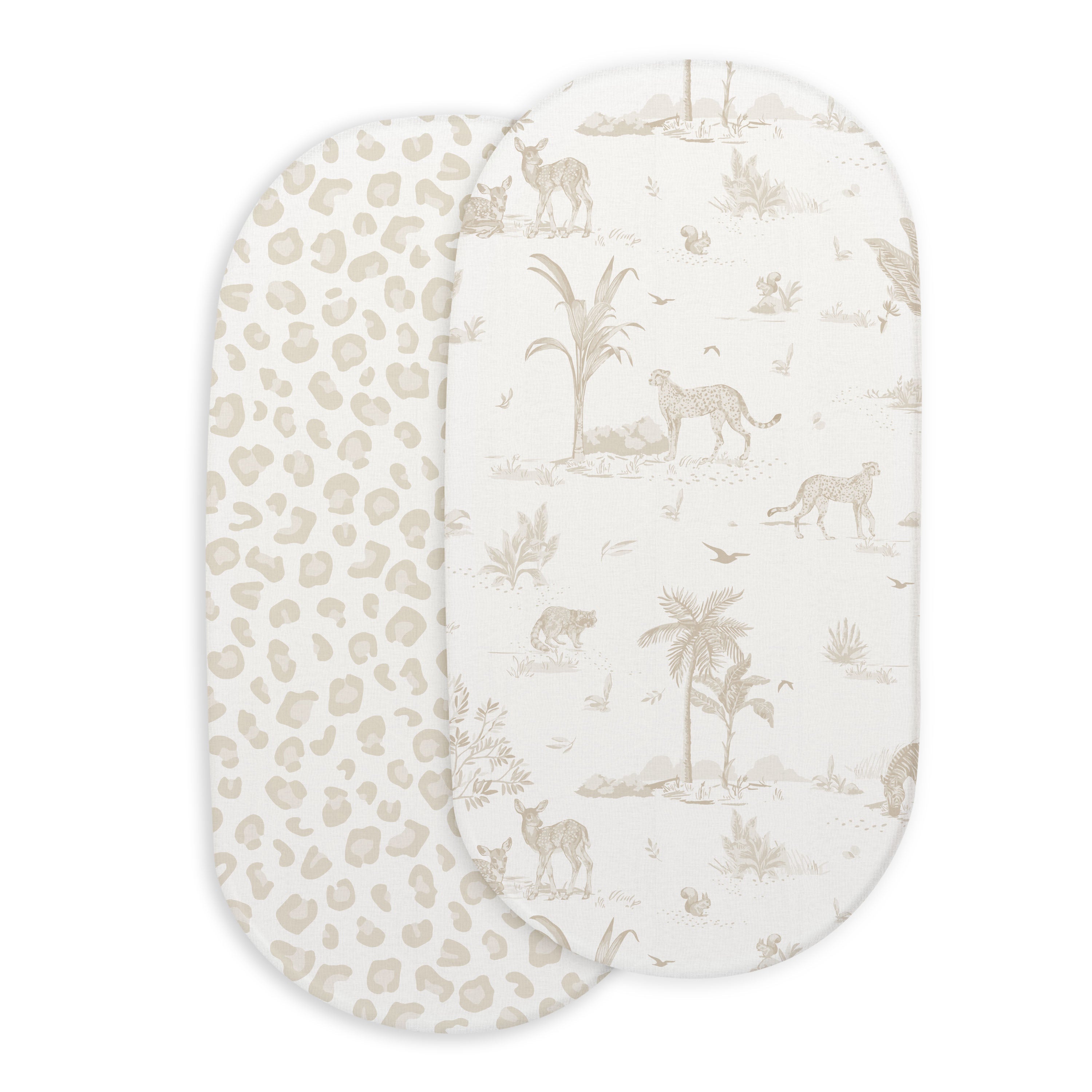 Organic Bassinet Sheet - Safari & Wild