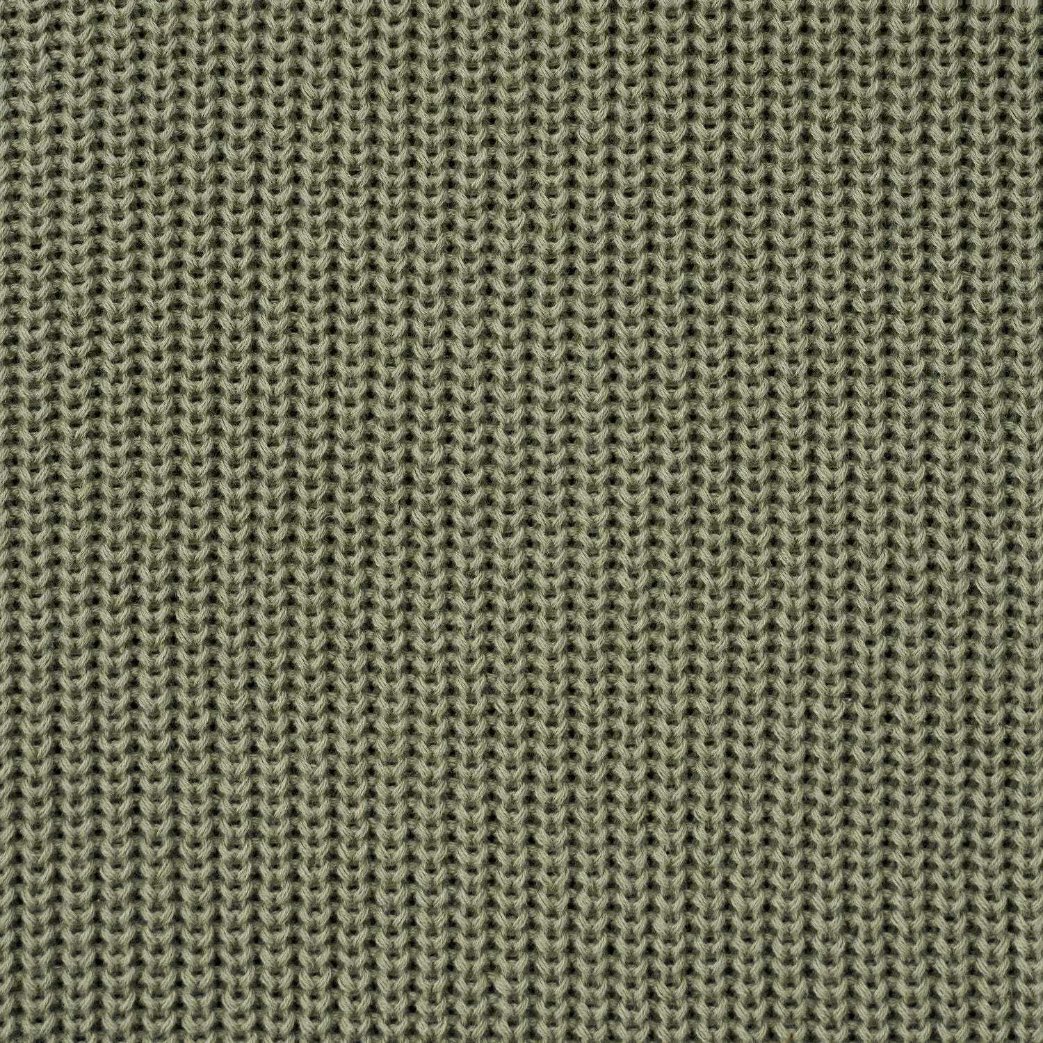 Classic Knit Baby Sweater In Sage Green