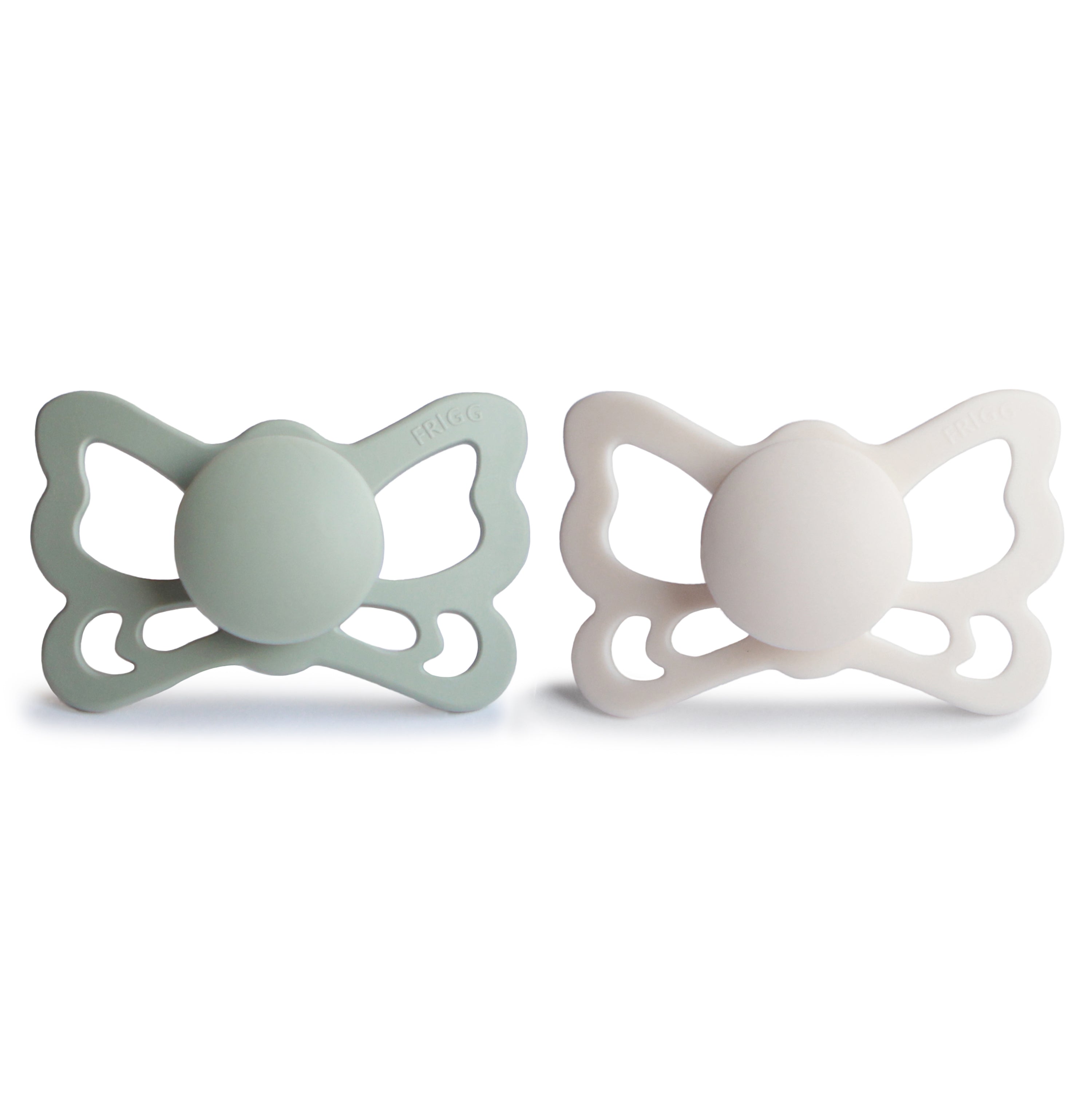 Frigg Butterfly Anatomical Silicone Pacifier 2-pack (6-18 Months)