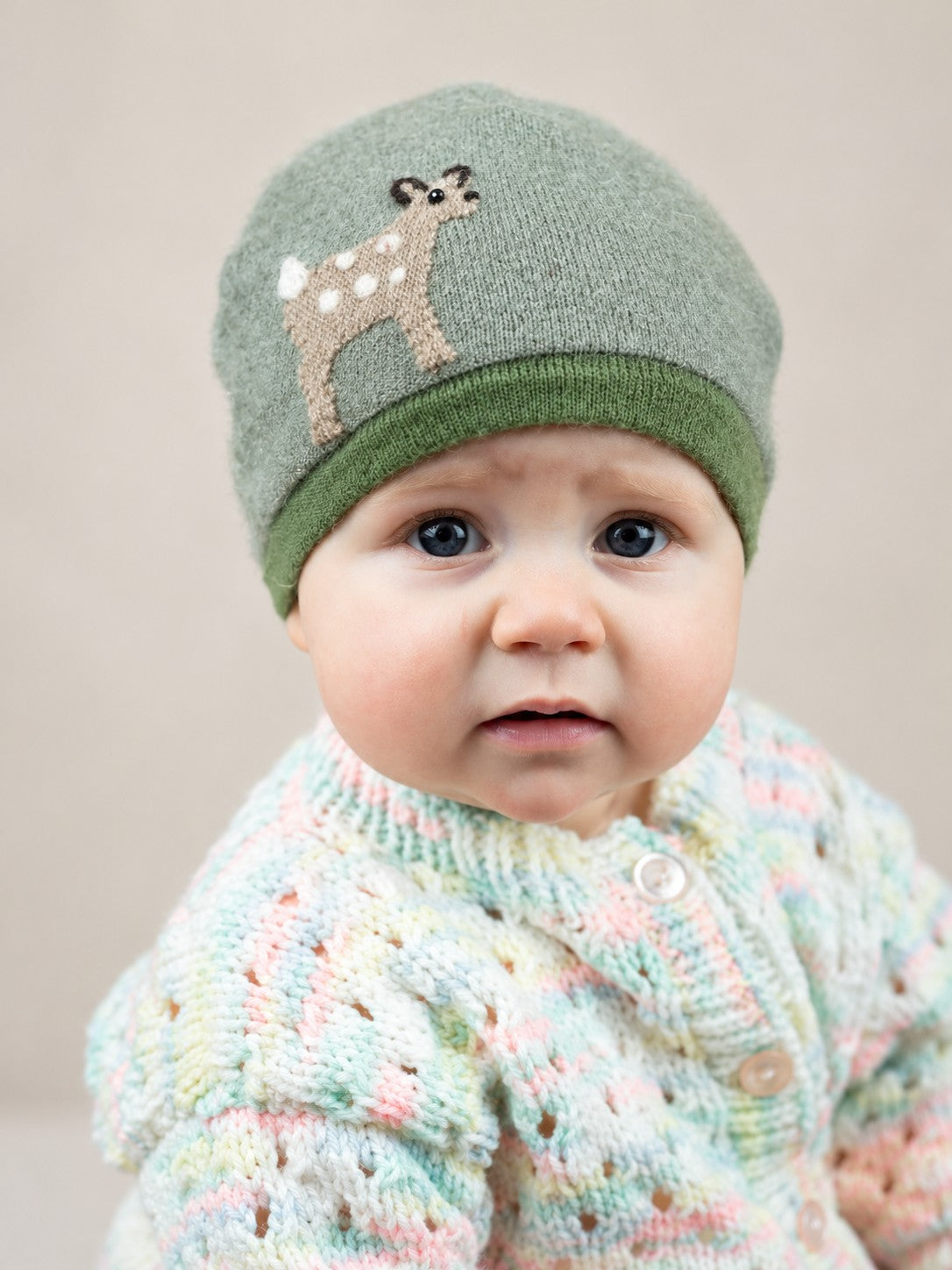 Fawn Cashmere Hat - Baby