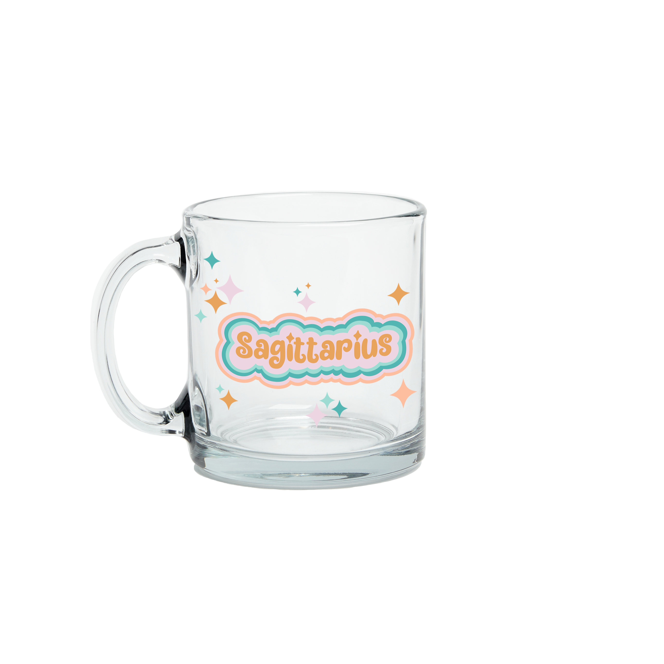 Astrology Clear Glass Mug