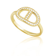 Rosie Cz Signet Ring