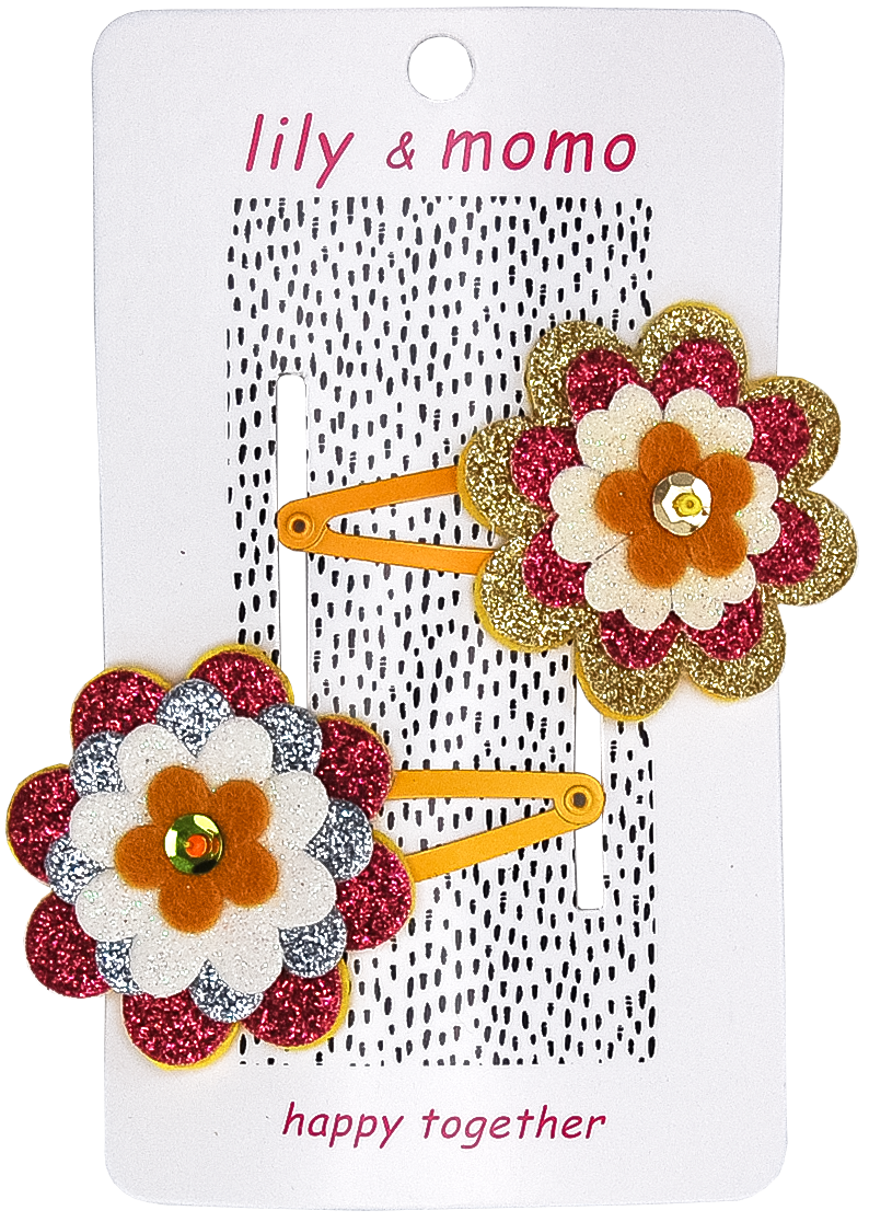 Samantha Flower Hair Clips