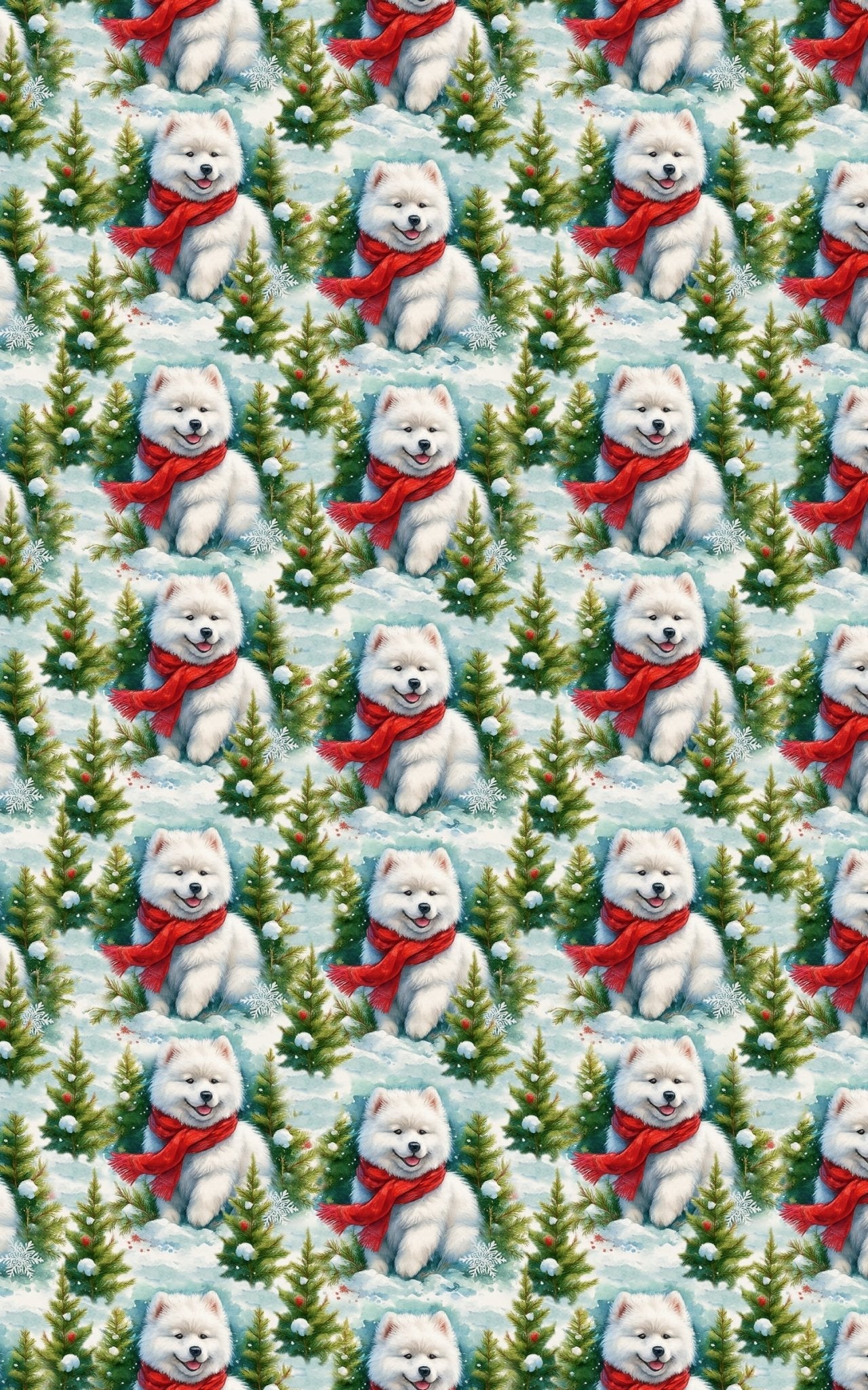 Snowy Samoyeds
