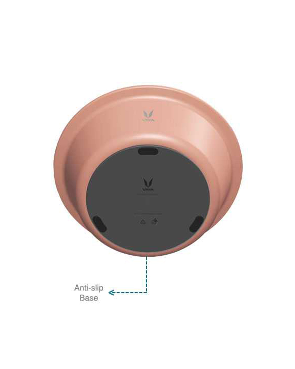 Vaya Hautecase - 50.7 Fl.oz - Sandy Coral - With Glass Lid