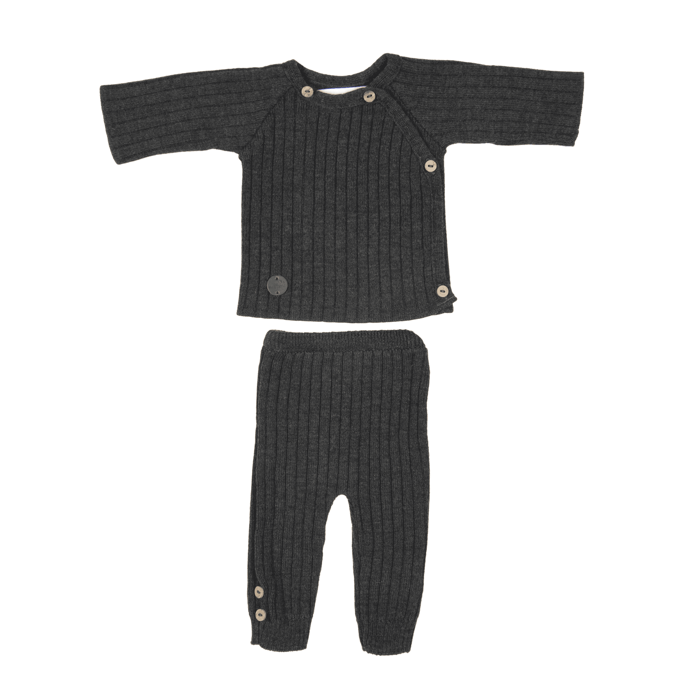 Maille Love | Boys Gift Box | Charcoal Grey Knit Set (5)
