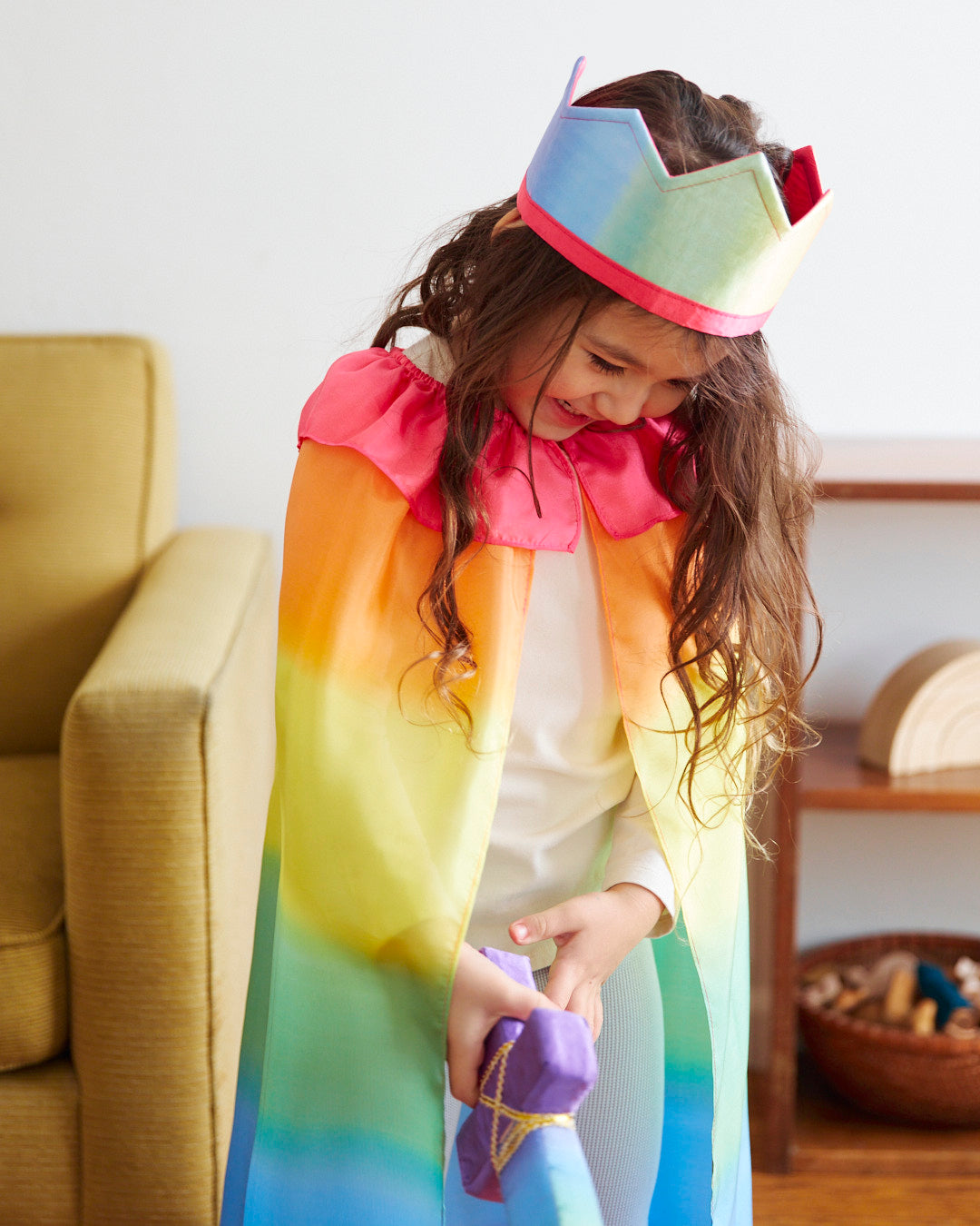 Sarah's Silks Rainbow Cape