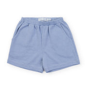 Sawyer Boys' Pima Cotton Play Shorts - Blue And White Stripe