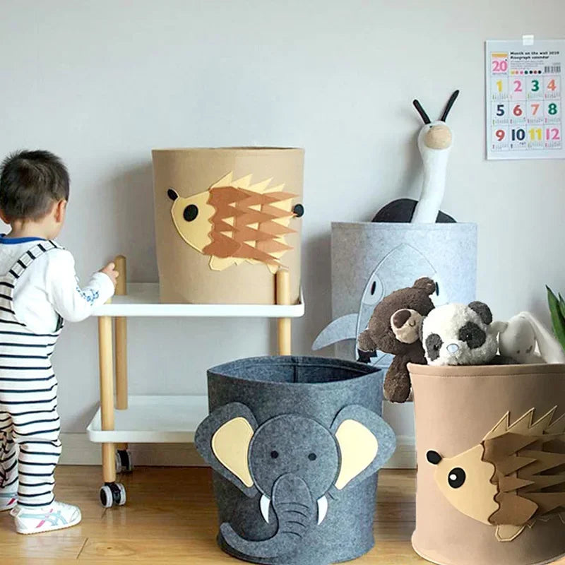 Storage Bin With Animals Multivariant