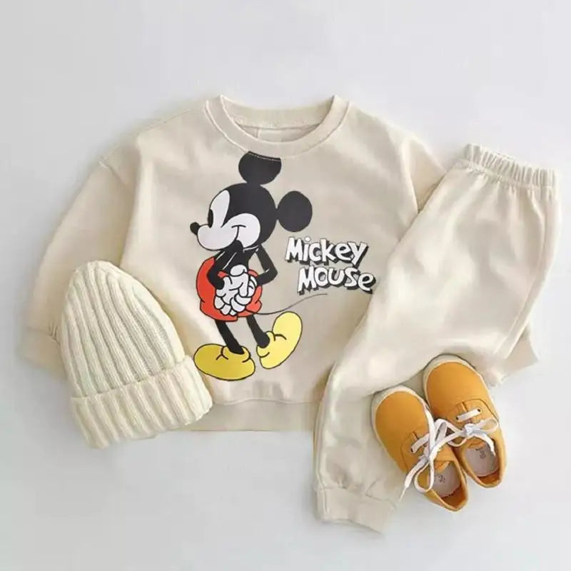 2-piece Cartoon Sweatshirt And Pants Tracksuit Set For Children Multivariant