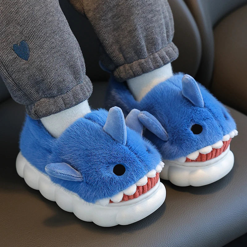 Padded Non-slip Shark Slippers For Children And Kids Multivariant