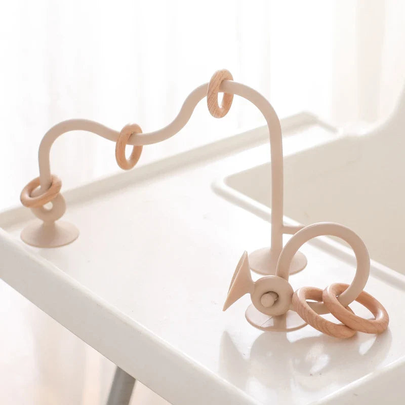 Wood And Silicone Toy Roller Coaster Set Multivariant