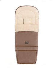 Beige Organic Wool Adjustable Footmuff