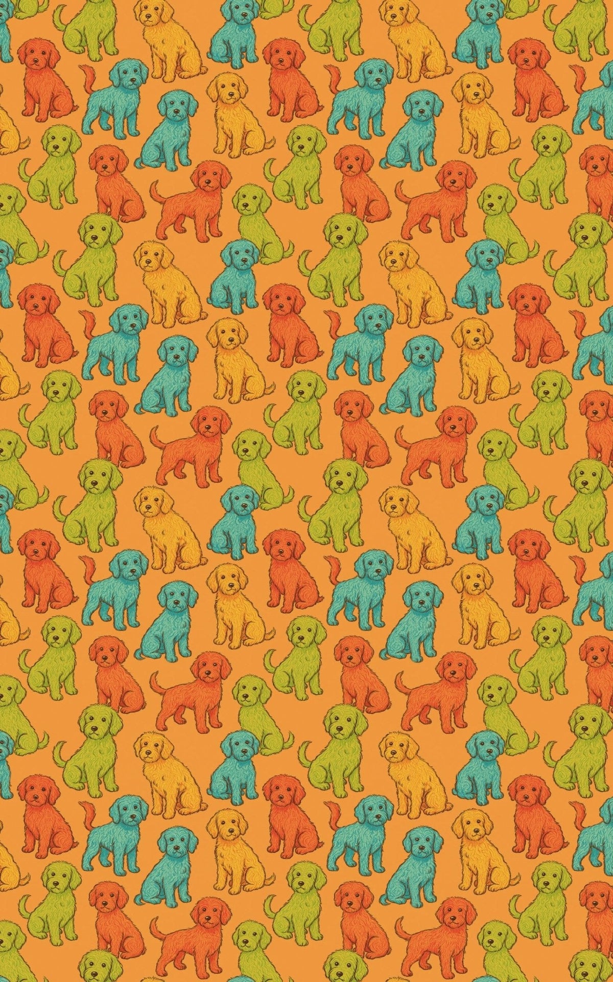 Schnoodle Scribbles Wrapping Paper