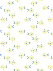 'school Of Fish' Wallpaper By Tea Collection - Daffodil
