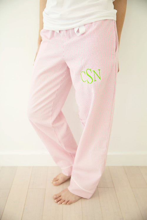 Women's Seersucker Lounge Pants -miller Collection