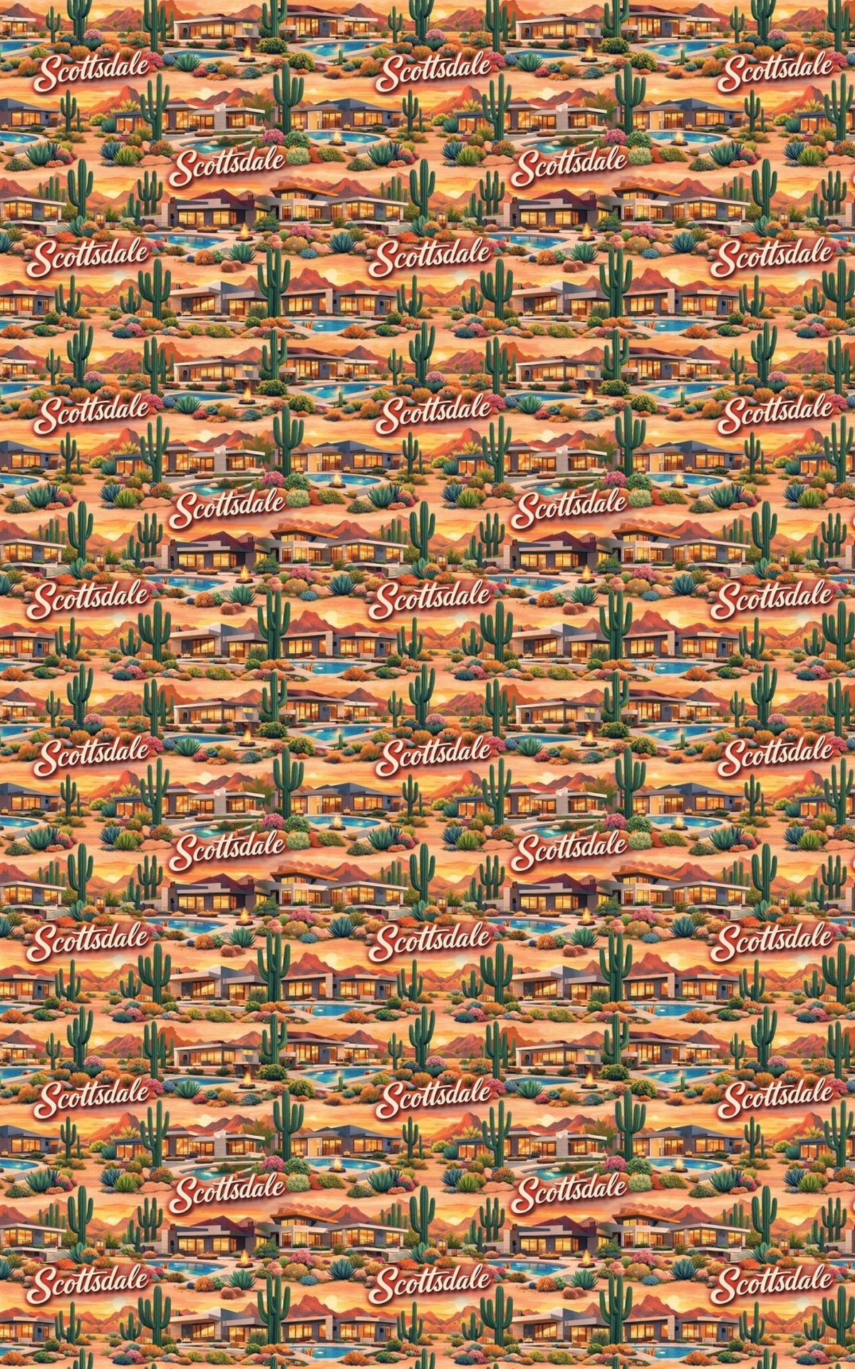 Scottsdale Desert Luxe Wrapping Paper