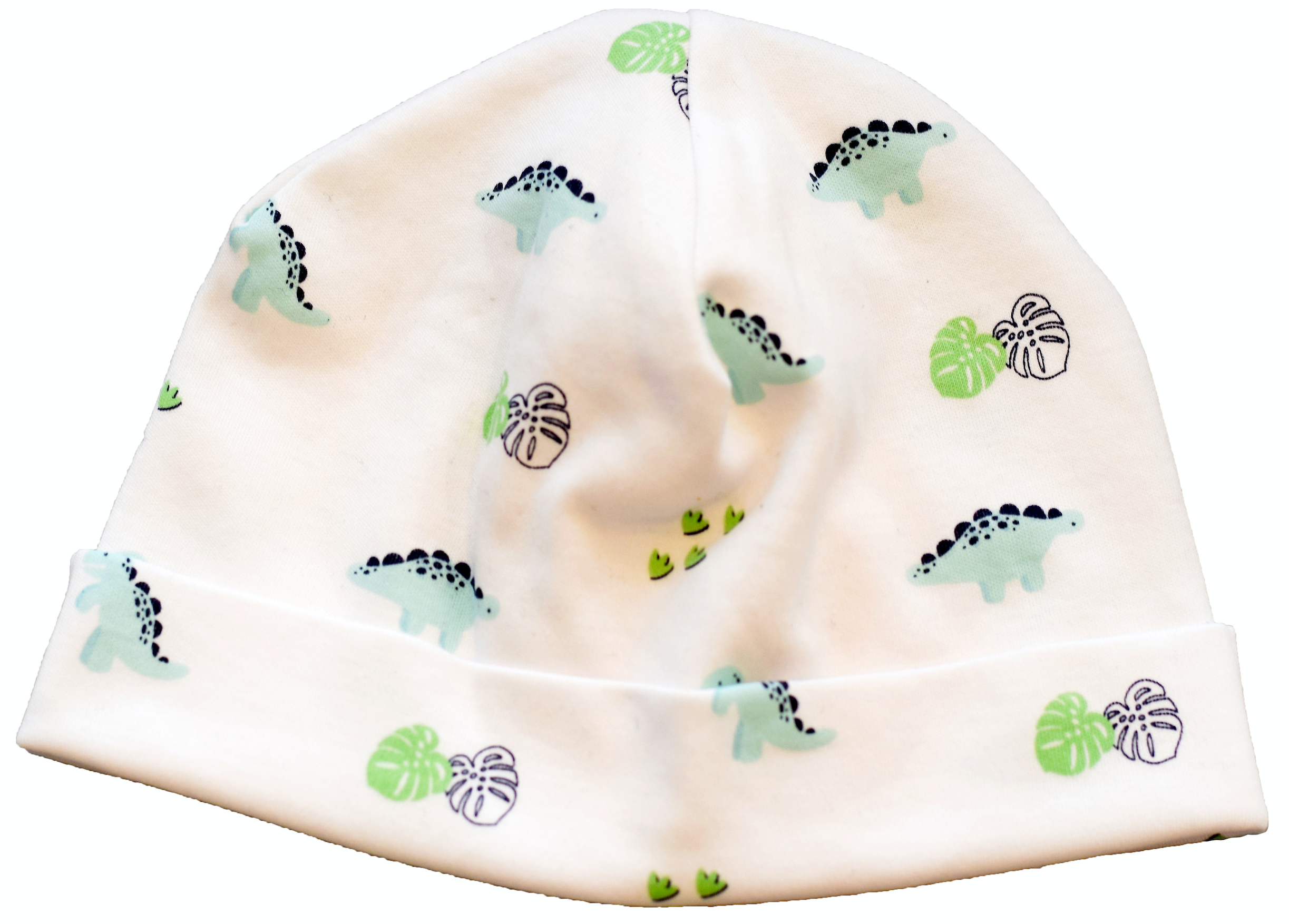 Dino Print Newborn Hat