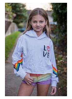 Tweenstyle, Rainbow Love Hoodie