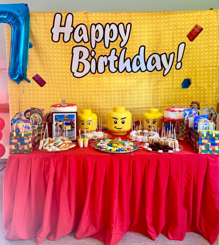 Building Blocks Brick Party Favor Bags Treat - Set Of 6 Or 12