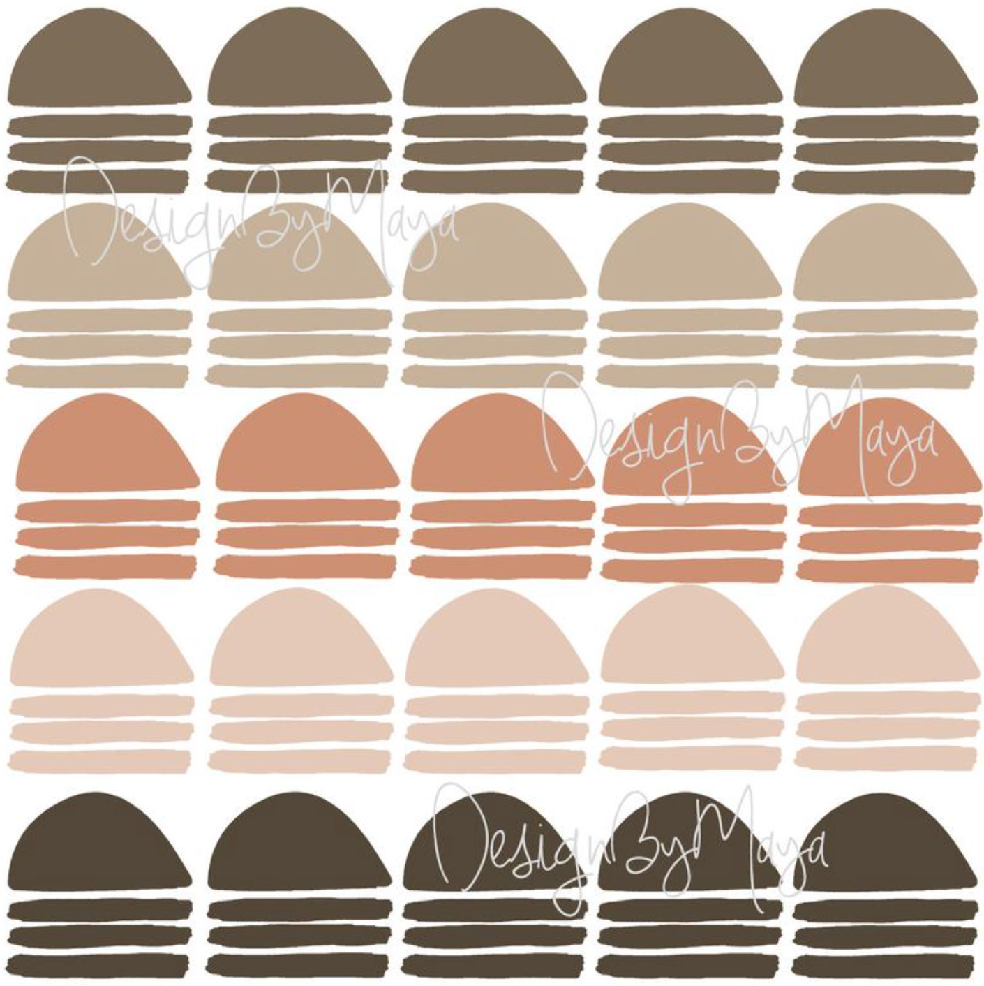 Abstract Curved Arrows - Fabric Nursery Wall Art Decals