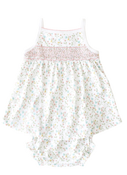 Pink Arabella Smocked Tank Dress