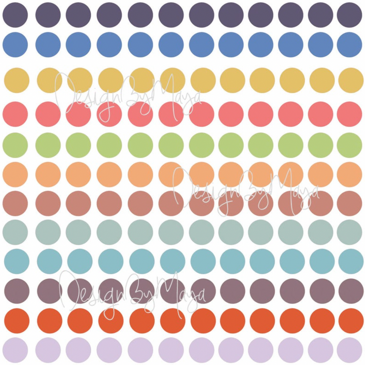 Mini Confetti Polka Dots - Fabric Nursery Wall Art Decals