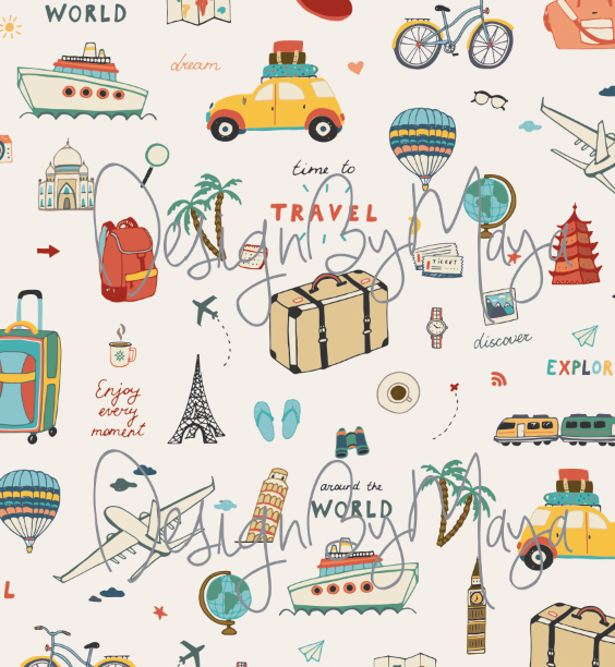 "around The World" - Nursery Wall Decor Wallpapers
