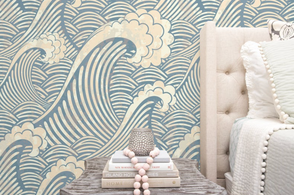 Ocean Surf Waves - Nursery Wall Decor Wallpapers