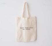 Keep Your Eyes On Jesus Market Tote