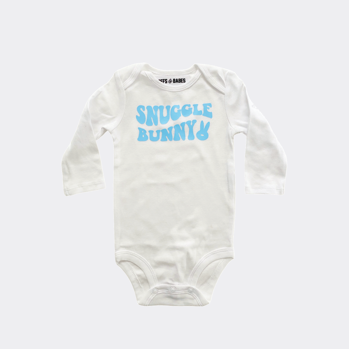 Snuggle Bunny ♡ White Graphic Babesie