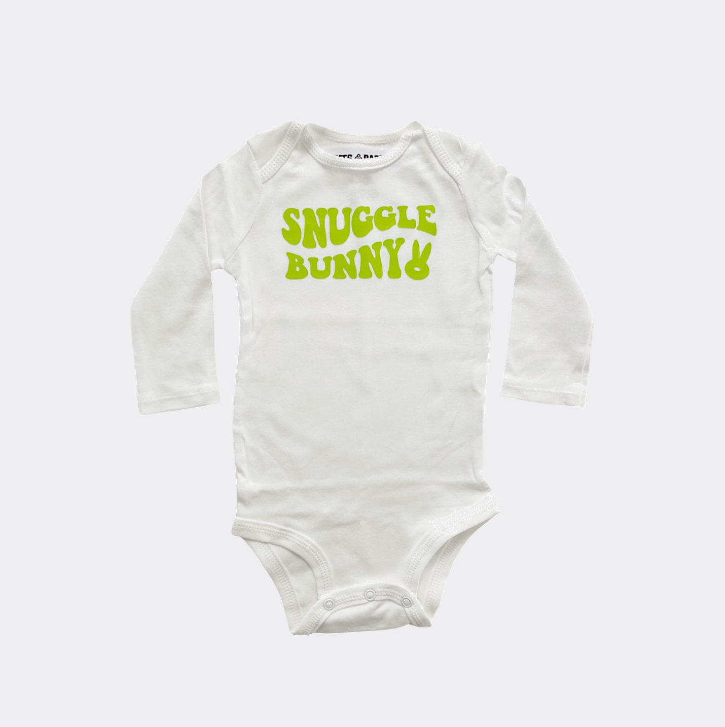 Snuggle Bunny ♡ White Graphic Babesie