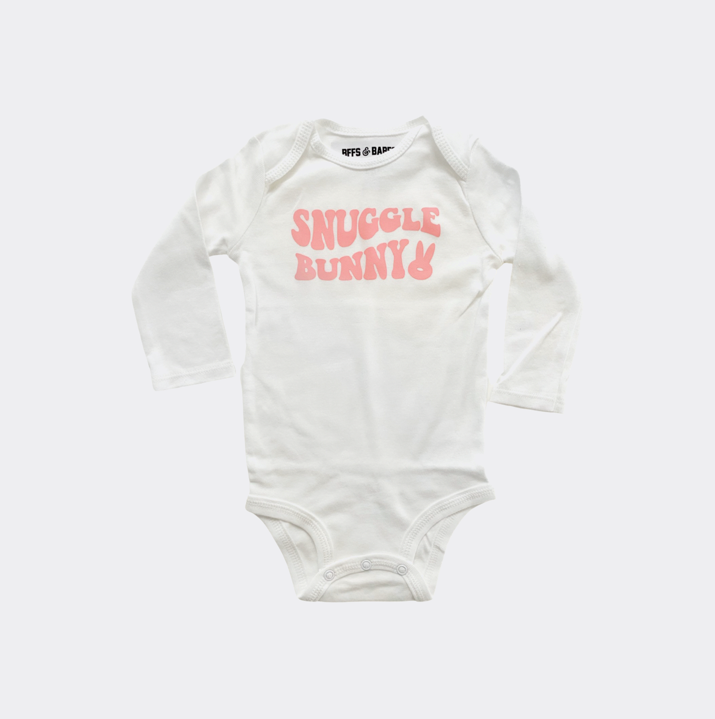 Snuggle Bunny ♡ White Graphic Babesie