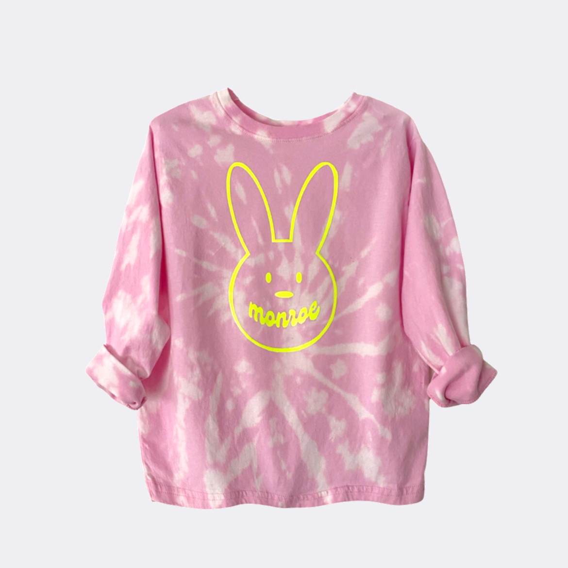 Bunny Tee ♡ Toddler Personalized Tie-dye T-shirt