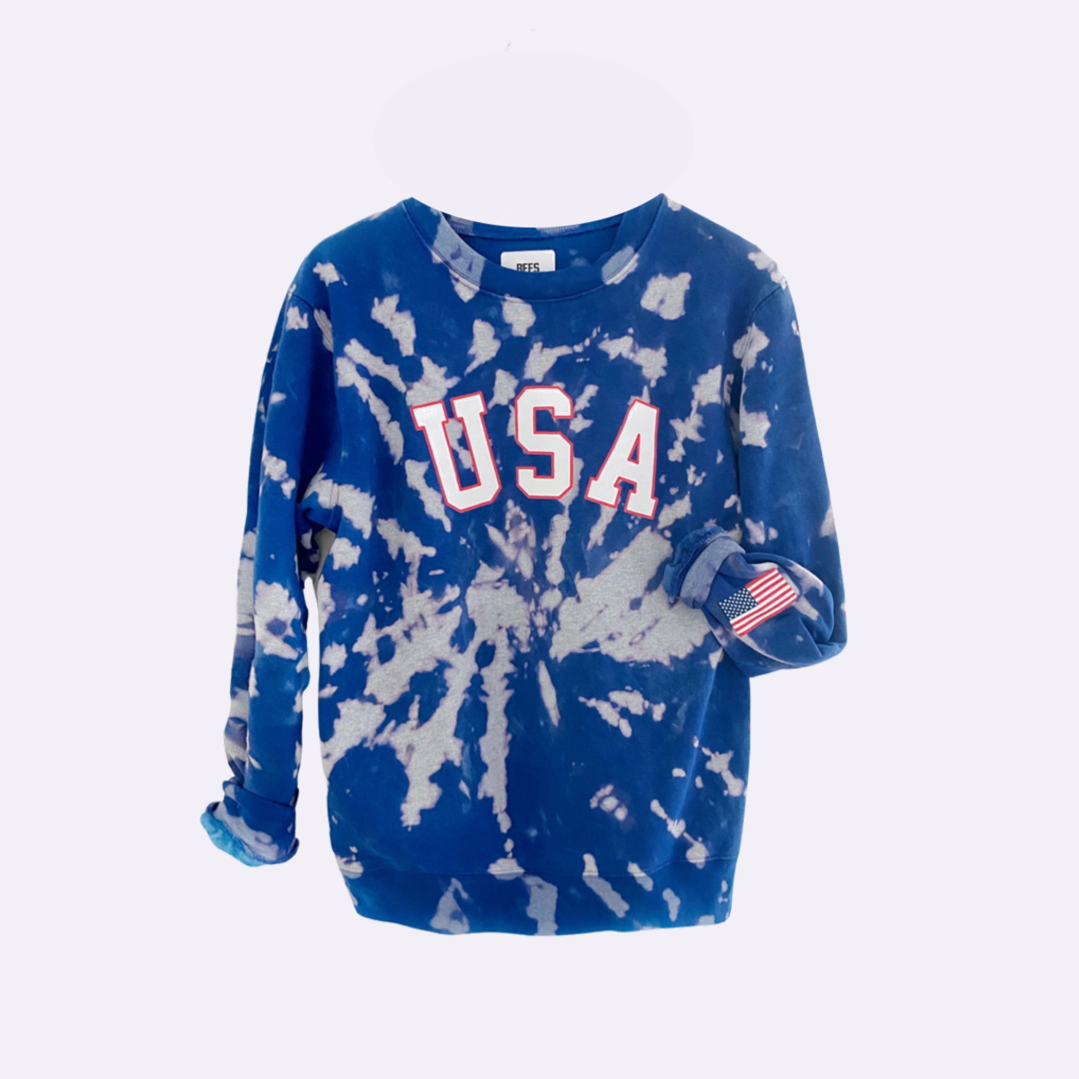 Tru American ♡ Usa Tie-dye Graphic Sweatshirt