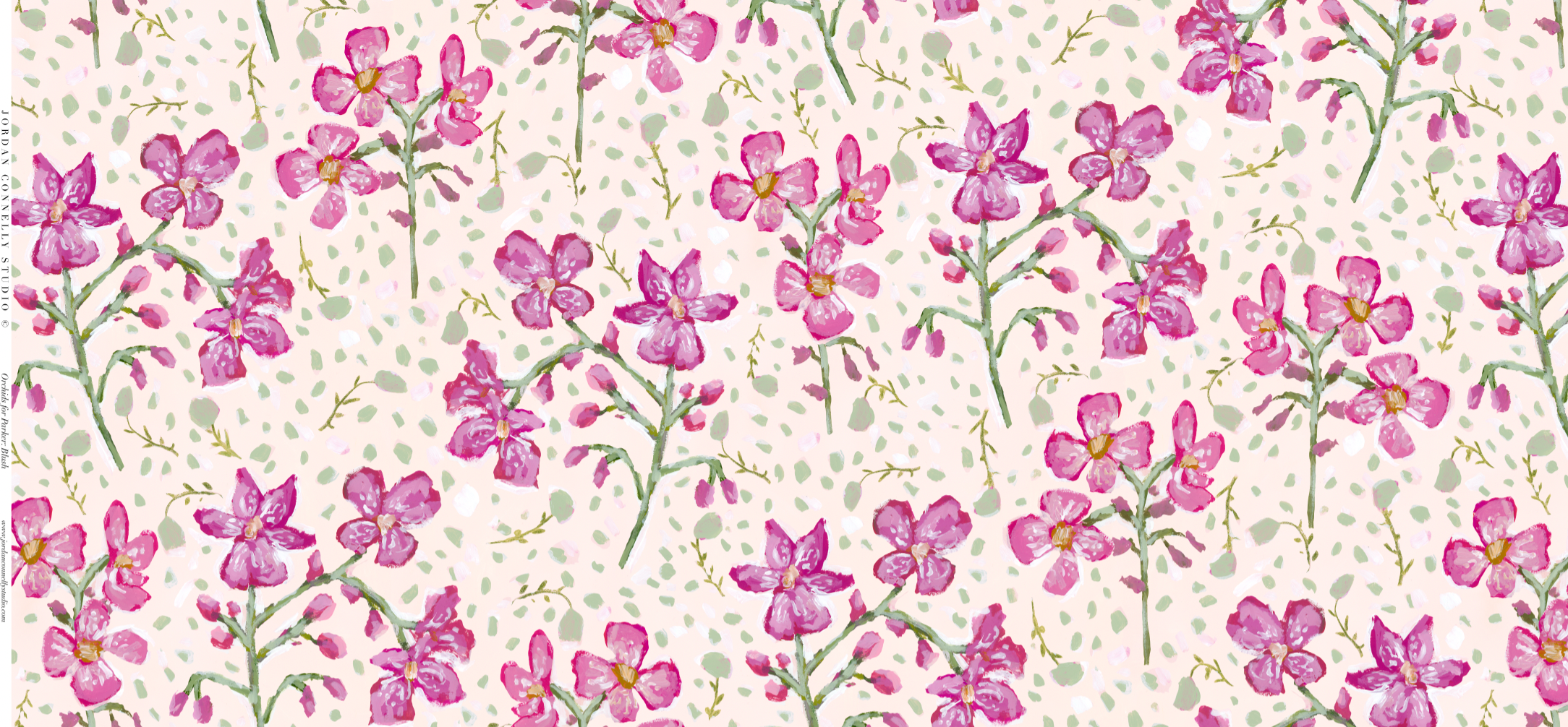 Orchids For Parker In Blush- Fabric