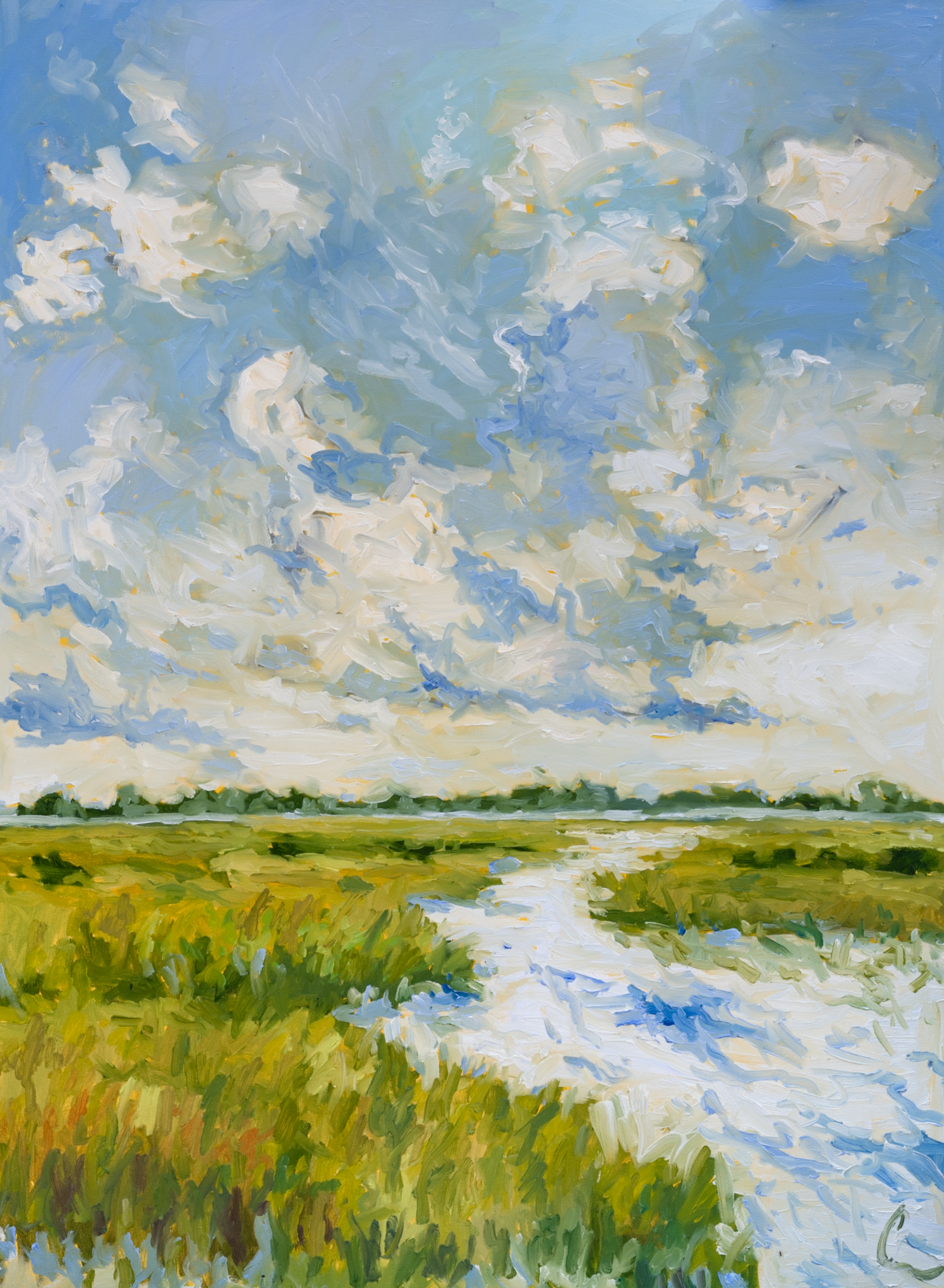 Marsh People Print