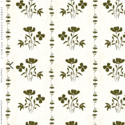 Carneal In Cream Fabric Swatch