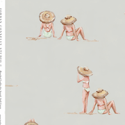 Beached Ladies For Sarah In Soft Green- Fabric