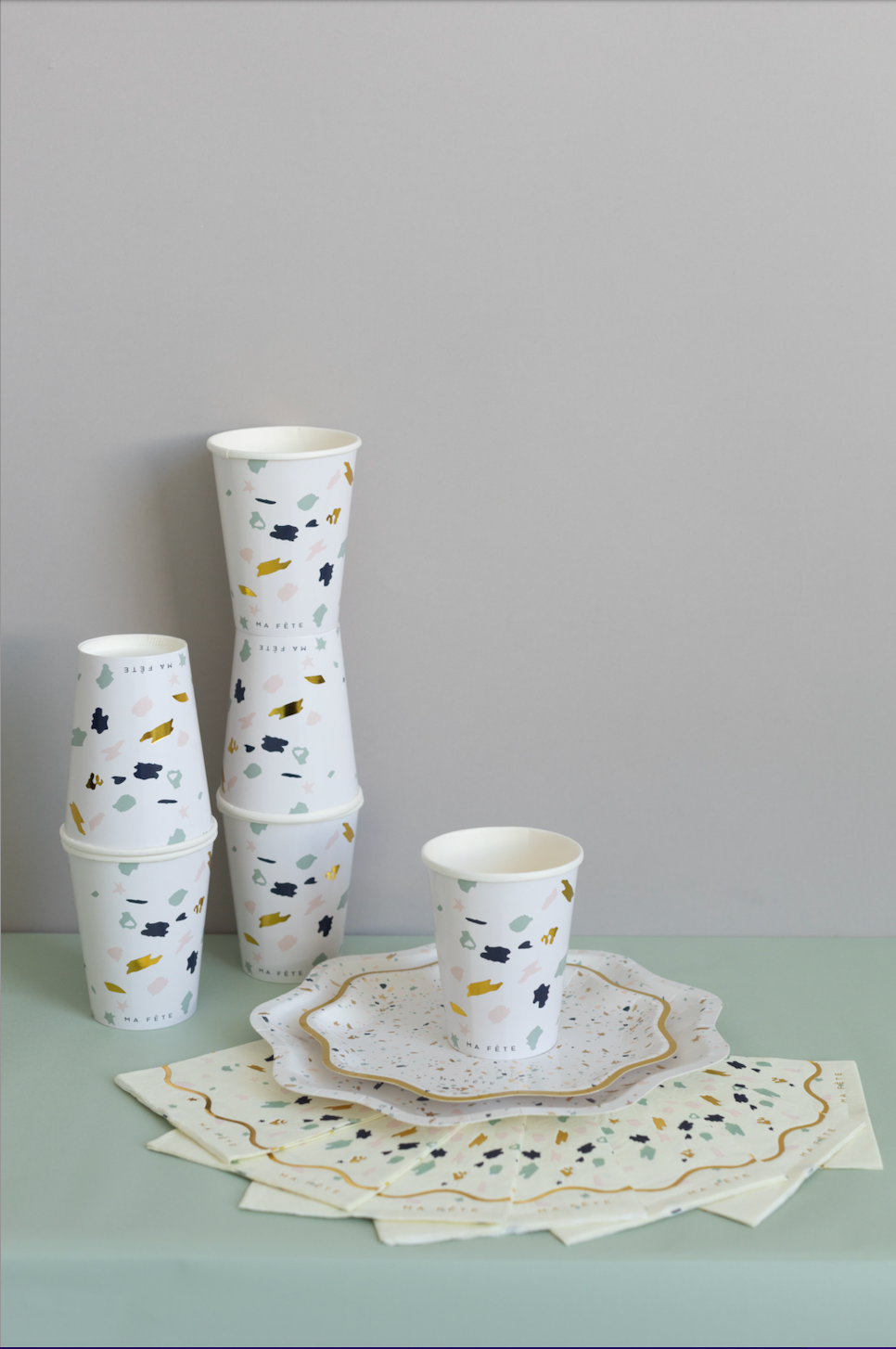 Terrazzo Paper Cups (8)