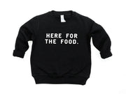 Here For The Food Pullover