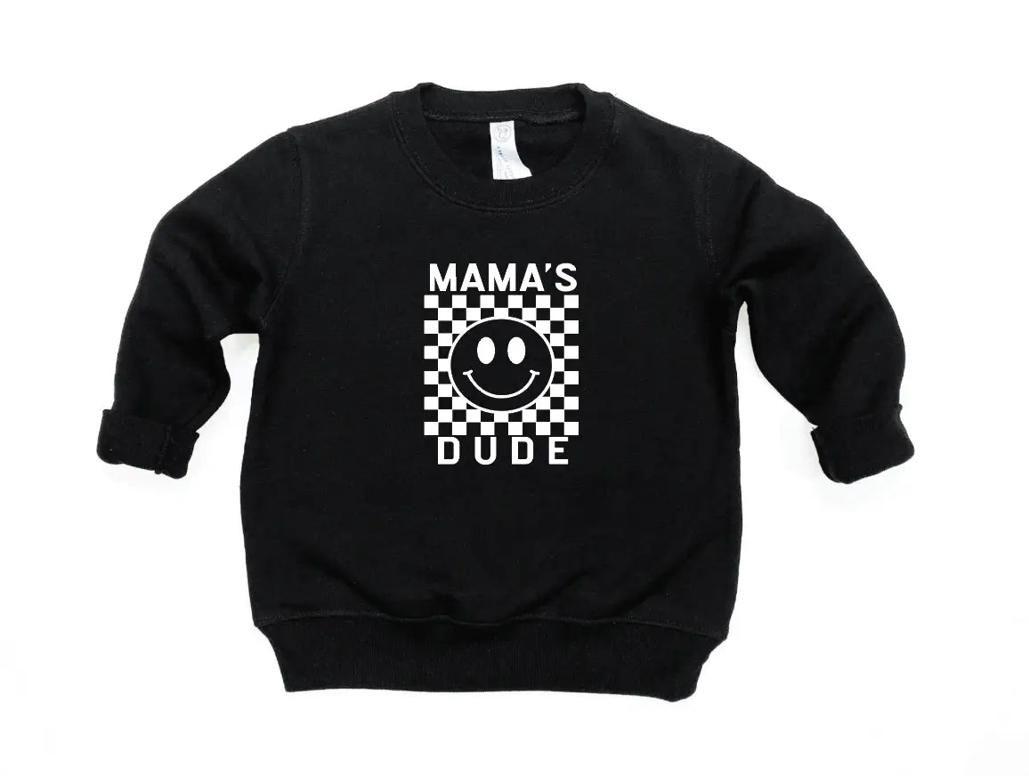 Mama's Dude Checkered Pullover