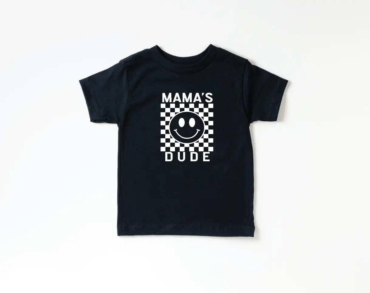 Mama's Dude Checkered Tee