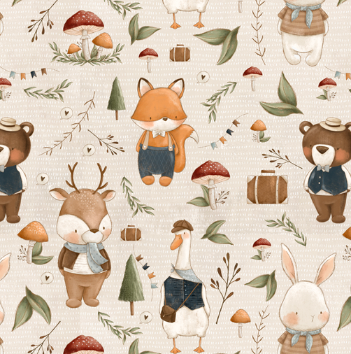 Magical Woodland Forest - Nursery Wall Decor Wallpapers